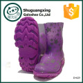 bottes de pluie de pvc d’enfants Chaussures enfants enfants D-518